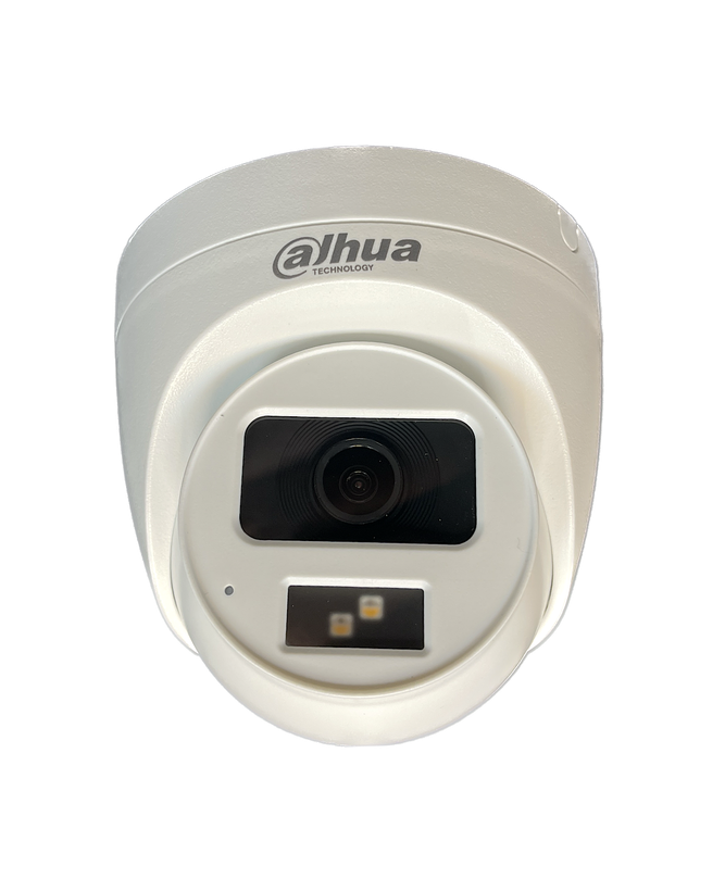 دوربین دام 2 مگاپیکسل میکروفون دار وارم لایت داهوا DH-HAC-HDW1200CLQP-IL-A dahua